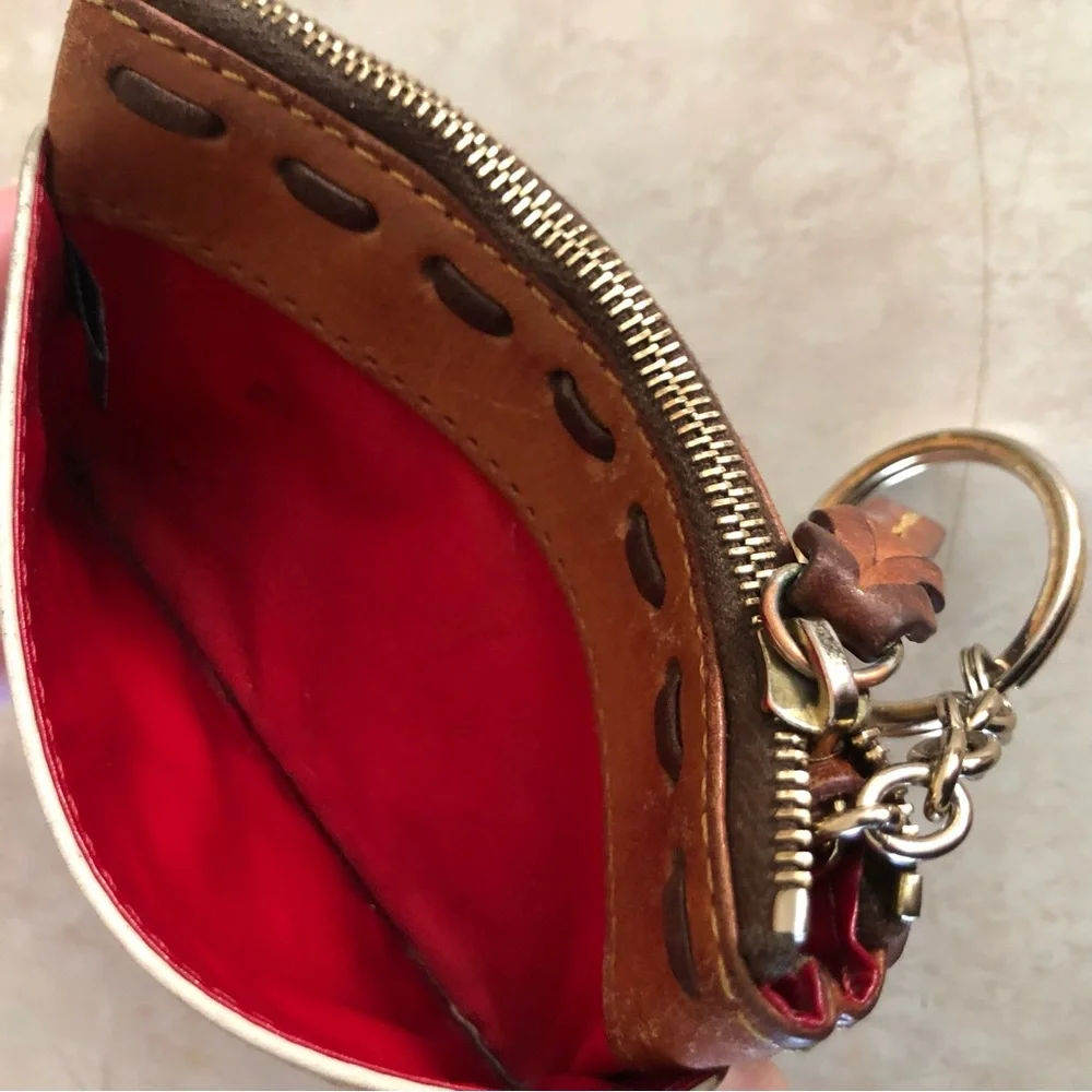 Dooney and Bourke coin pouch key chain ring wallet ☀️🌵 FIRM PRICE - Picture 6 of 6
